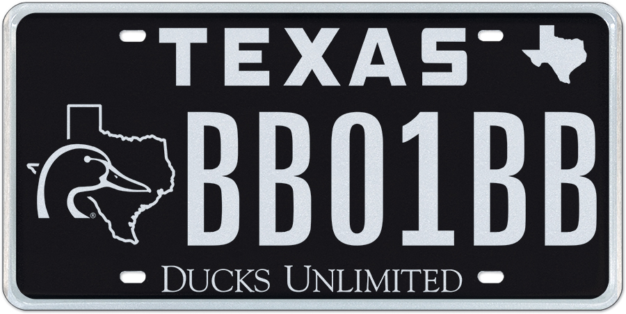 Register Your Interest - Ducks Unlimited - Specialty plate in Texas