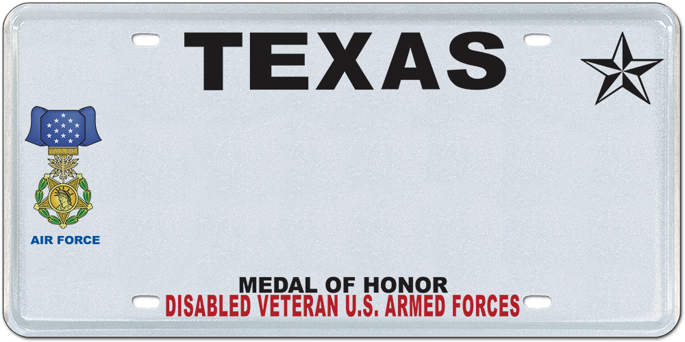 Disabled Veteran with Medal of Honor - Air Force