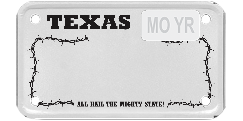 Texas Barbed Wire - White